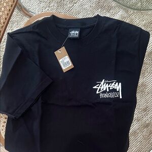 Stussy Black Honolulu Tee